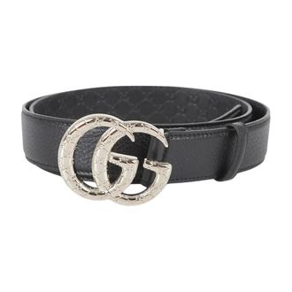 Gucci Belts, female, Black, 85 CM, GG Marmont Thin Belt