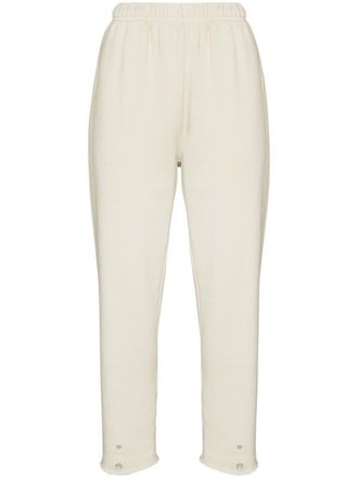 Les Tien cropped tapered trackpants - Neutrals