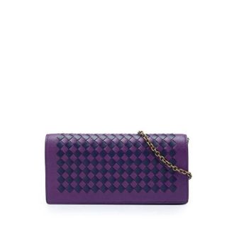 Bottega Veneta unisex, Pre-owned, Paars, Maat: ONE Size Leer