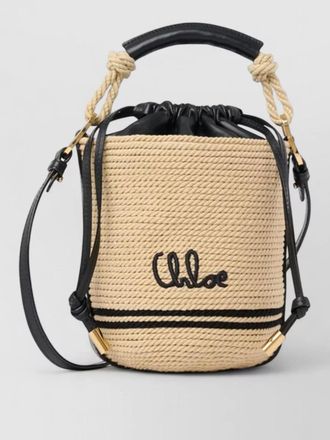 Chlo&eacute; soleil cord bucket bag