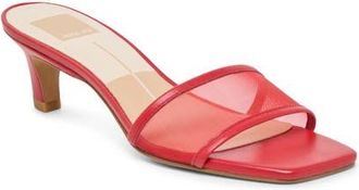 Dolce Vita Rexa Mesh Sandal in Cherry Mesh at Nordstrom, Size 6.5