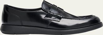 Churchs Mens Rock Ferry Polished Leather Sneaker-Sole Penny Loafers