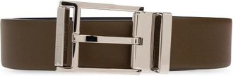 Ferragamo Double Adjus Belt - Heren - Riemen - Zwart - 90 CM - Leer - Accessoires