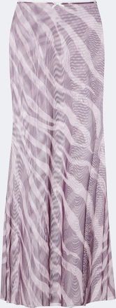 Bananhot Solay printed sheer maxi skirt