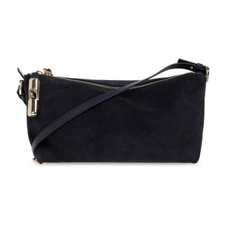 Furla Debby Mini Bag - Dames - Schoudertassen - Blauw - ONE Size - Leer - Tassen