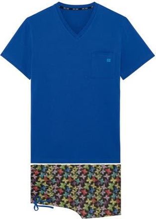 HOM Butterfly Short Sleepwear in Multico Print at Nordstrom, Size Xx-Large