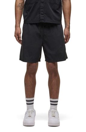 Hudson Cotton & Nylon Drawstring Shorts in Black at Nordstrom, Size Xx-Large