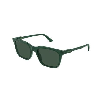 Gucci Gg 2114S 004 Zonnebrillen - Heren - Zonnebrillen - Groen - 53 MM - Accessoires