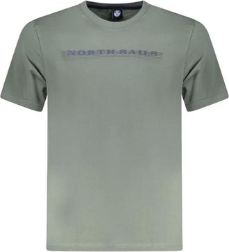 North Sails Maritieme Geest Groen Katoenen Heren T-Shirt - Heren - T-shirts - Groen - 2XL - Katoen - Tops