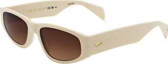 Rag & Bone Womens RNB1047 G S 55 2MB Sunglasses - White - One Size
