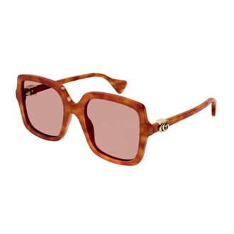 Gucci Ladies Black Square Sunglasses GG1070S 002