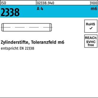 OEM Pasador Cil&iacute;ndrico Iso 2338 6 M6x 30 A 4 100 Unidades