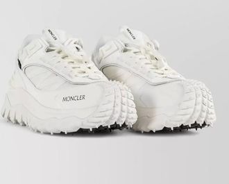 Moncler leather low-top sneakers