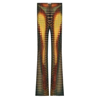 Jean Paul Gaultier Re-Edition Flare Broeken - Dames - Wijde Broeken - Veelkleurig - M - Broeken