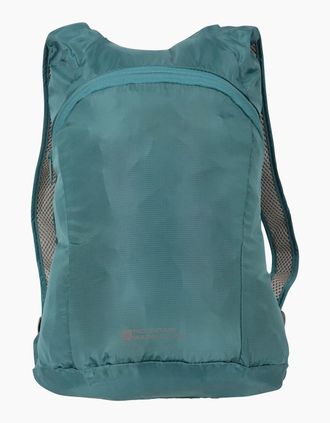 Mountain Warehouse Packaway Backpack - Blue/Green - Size: ONE size