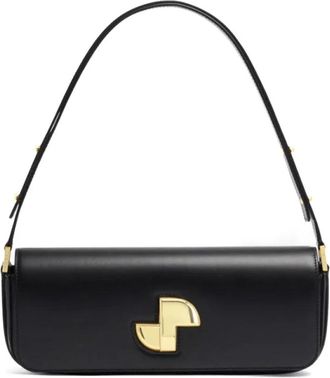 Patou Handbags, female, Black, ONE SIZE, Le Lock Baguette Bag