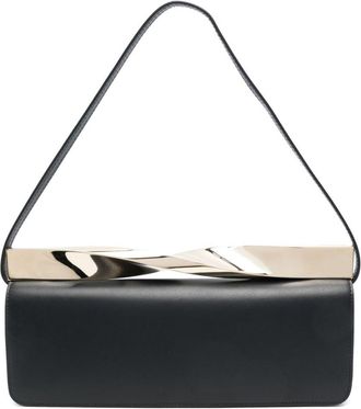Aquazzura Twist leather shoulder bag - women - Calf Leather - One Size - Black