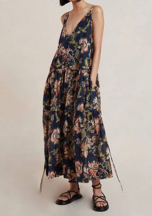 Bec&bridge Lori Maxi Dress In Navy Floral