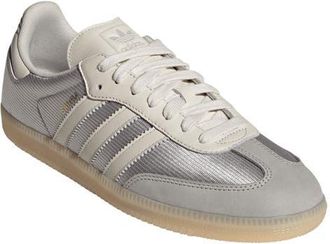 adidas Gender Inclusive Samba OG Sneaker in Grey Two/Sand Strata at Nordstrom, Size 11.5 Womens