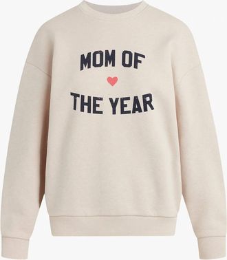Favorite Daughter Womens Om Of The Year Sweatshirt In Heather Oatmeal