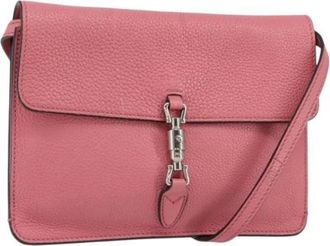 Gucci Pre-owned Cross Body Bags, female, Pink, Size: ONE SIZE Pre-owned Cross Body Bag