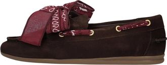 Toral Shoes Schoenen, Dames, Bruin, 42 EU, Leer, Nahua Bandana Moccasin