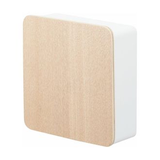 Yamazaki Tableware Rin Caja De Llaves Magn&eacute;tica Blanca Madera