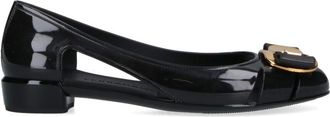 Ferragamo Ballerine Nara Jelly Cutout Bow