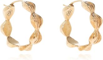 Maison Margiela Accessoires, unisex, Geel, ONE Size, Zilveren oorbellen