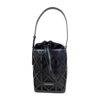 Emporio Armani Bucket Bags, female, Black, Size: ONE SIZE Deva Bucket Bag