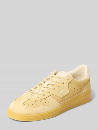 Tommy Jeans Sneaker aus Veloursleder mit Logo-Details in Sand, Gr&ouml;&szlig;e 36