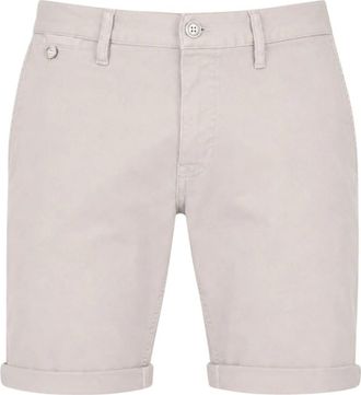 Replay Casual Shorts - Heren - Korte Broeken - Beige - W34 - Katoen - Korte Broeken