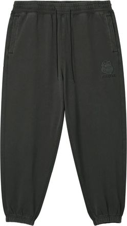 Fingercroxx embroidered-logo track pants - Grey