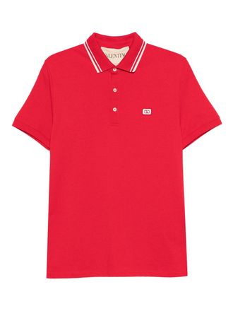 Valentino Vlogo Signature Cotton Polo Shirt-Uomo