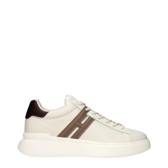 Hogan Sneakers H580 Uomo Pelle Beige/Marrone