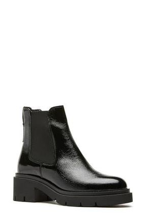 La Canadienne Waren City Dry Waterproof Chelsea Boot in Black Patent at Nordstrom Rack, Size 8.5
