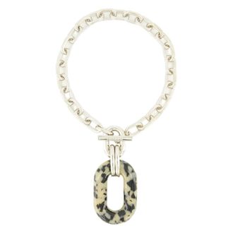 Paco Rabanne Necklaces, female, Gray, Size: ONE SIZE XL Link Necklace