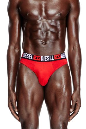 Diesel 3-pack of thongs with all-over logo waist - Strings - Man - Multicolor