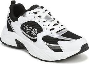 Ryk&auml; Generation Sneaker in White/Black Leather/Mesh at Nordstrom Rack, Size 8.5