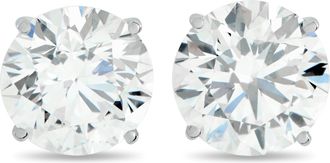 Luxury Bazaar 14K White Gold 5.10ct Lab-Grown Diamond Stud Earrings LG18-120825