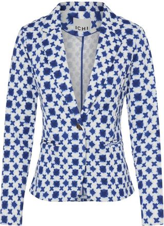 Ichi Ihkate Blazer - Dames - Blazers - Veelkleurig - L - Polyester - Jassen
