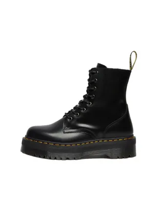 Dr. Martens Womens Boots Jadon Black Leather Upper: Leather; Sole: Rubber