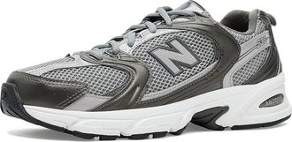 New Balance Classics 530 Athletic Shoes Black Metallic/Truffle Salt : US Mens 9 - Womens 10.5 D - Medium, Textile