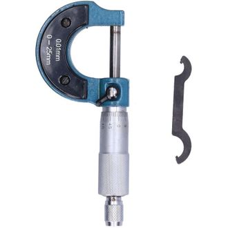 OEM Micr&oacute;metro Externo De Acero Inoxidable De Alta Precisi&oacute;n De 0,01 Mm, Rango De Medici&oacute;n De Espesor De 0 A 25 Mm