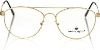 Frankie Morello Aviator Brillen - Heren - Brillen - Geel - ONE Size - Accessoires