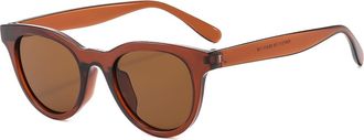 Generic Outdoor Men Vacation Sunglasses Driving Women Sports Commuter Sun Glasses(Orange)