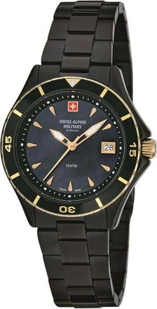 Swiss Alpine Military Duikhorloge - Dames - Accessoires - Zwart - Maat: ONE Size