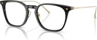 Giorgio Armani 51mm Rectangle optical glasses in Black at Nordstrom