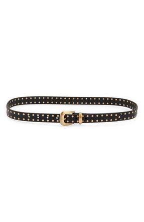 Madewell Studded Western Belt in True Black Multi at Nordstrom Rack, Size X-Small