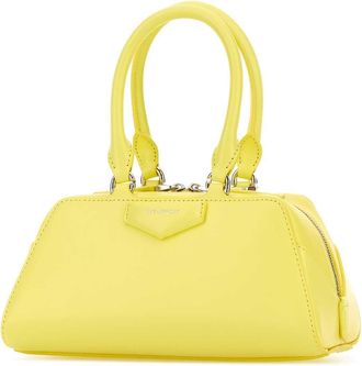 Givenchy Womens East Top Handle Bag Yellow Calf
